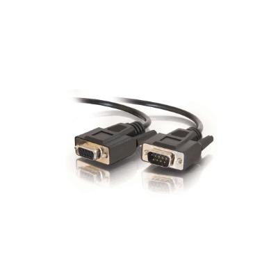 5m DB9 RS232 M/F Extension Cable - Black